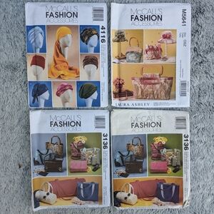 McCall's Fashion Accessories Pattern Bundle